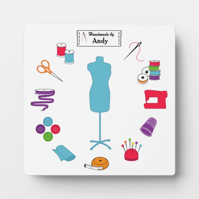 Customize the Label Sew Right Fotoplatte (Vorderseite)