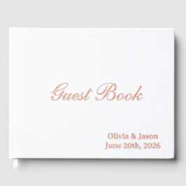 Customize Three Color Gästebuch