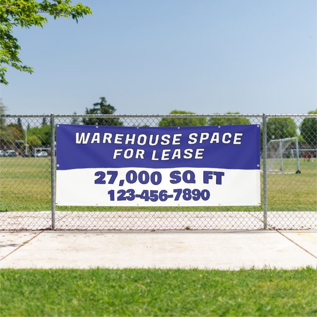 Customize Warehouse Space For Lease Business Banner (InSitu)