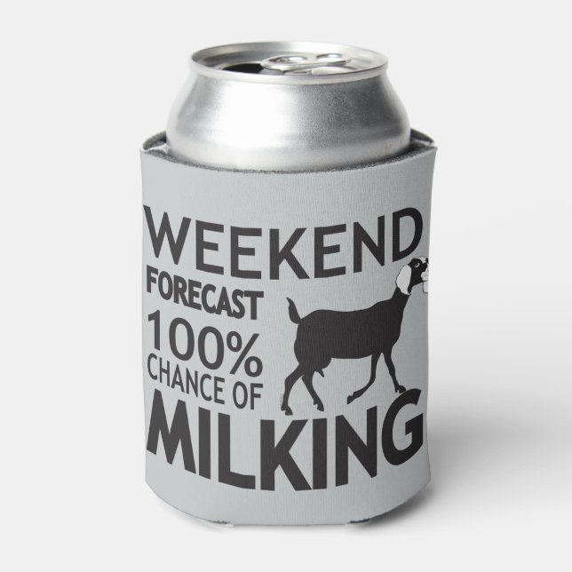 CUSTOMIZE Weekend Forecast Milk Nubische Ziege Dosenkühler (Kanne Vorderseite)