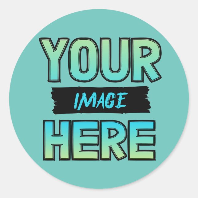 Customize Your Own Classic Round Stickers ! (Vorderseite)