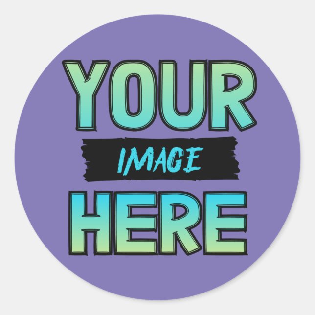 Customize Your Own Classic Round Stickers ! (Vorderseite)