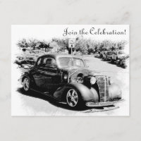 Customizeable antikes Auto-Ruhestands-Party laden