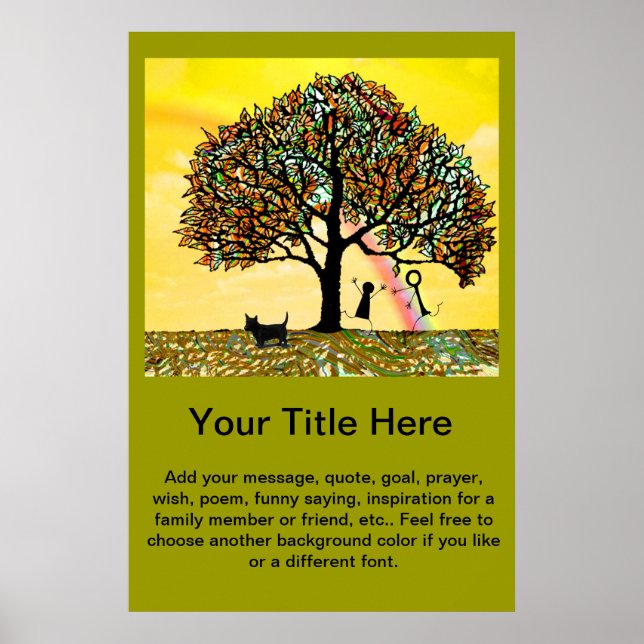 CustomizeABLE-Poster Poster (Vorne)