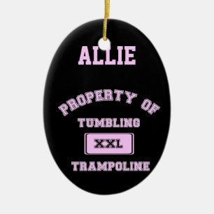 Customizeable stolpernde Trampoline Keramikornament