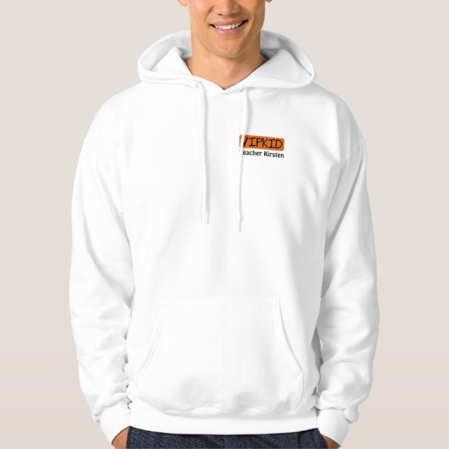 Customizeable VIPKID Lehrerhoodie-Sweatshirt Hoodie (Vorderseite)