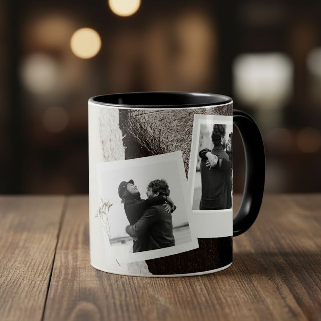 Customized black and white love boyfriend mug tasse (Von Creator hochgeladen)