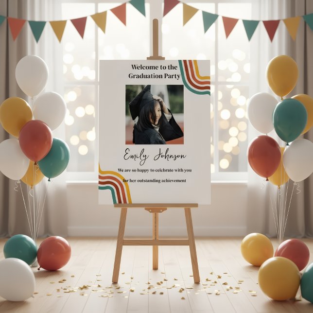 Customized Graduation Party Poster Boho (Von Creator hochgeladen)