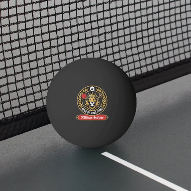 Customized Modern king Of Ping Pong Name Tischtennisball (Modern custom ping pong king name ping pong ball)
