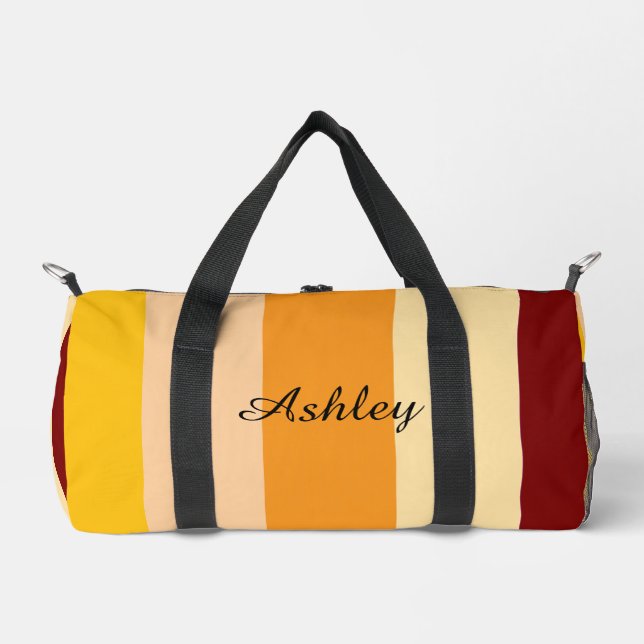 Customized Name Colourful Stylish Modern Elegant  Duffle Bag (Vorderseite)