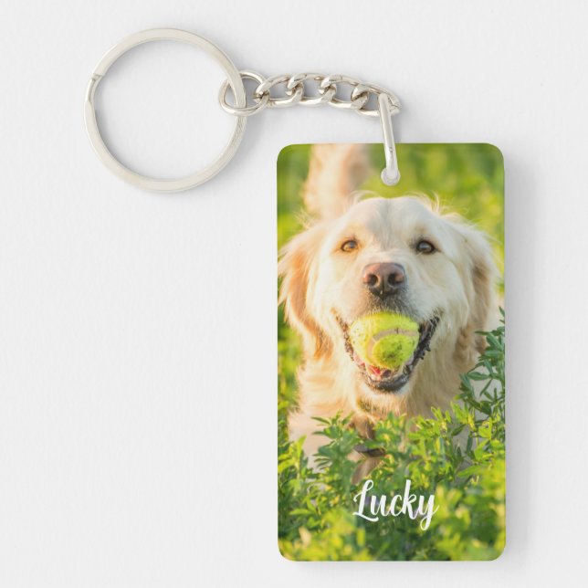 Customized Pet Memorial Keychain  Schlüsselanhänger (Vorderseite)