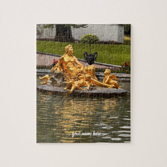 Customized Puzzle Linderhof Palace, Germany (Vertikal)