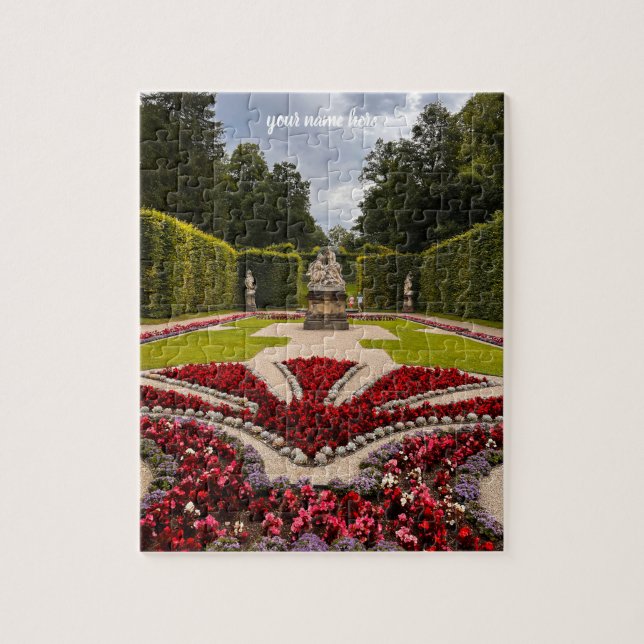 Customized Puzzle of Linderhof Palace, Germany (Vertikal)