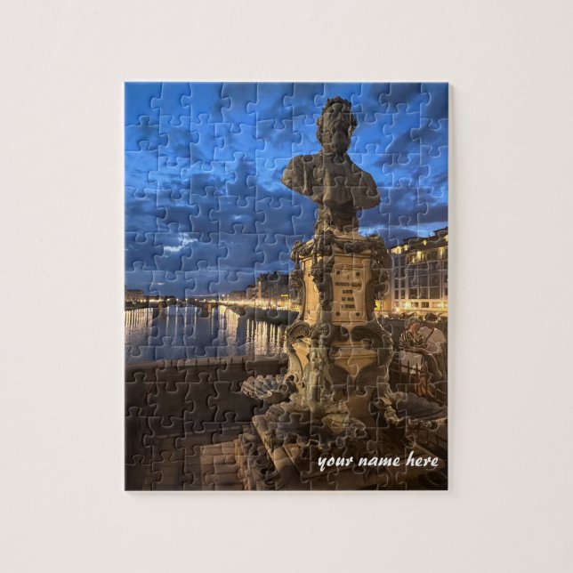 Customized Puzzle of Ponte Vecchio Bridge Florence (Vertikal)