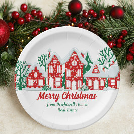 Customized Real Estate Company Christmas Party Pappteller