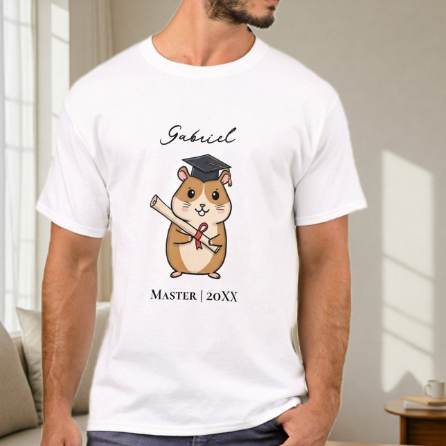 Customized T-shirt for master's graduation, gift (Von Creator hochgeladen)