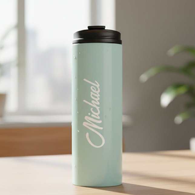 Customized thermal bottle | Water bottle with name Thermosbecher (Von Creator hochgeladen)