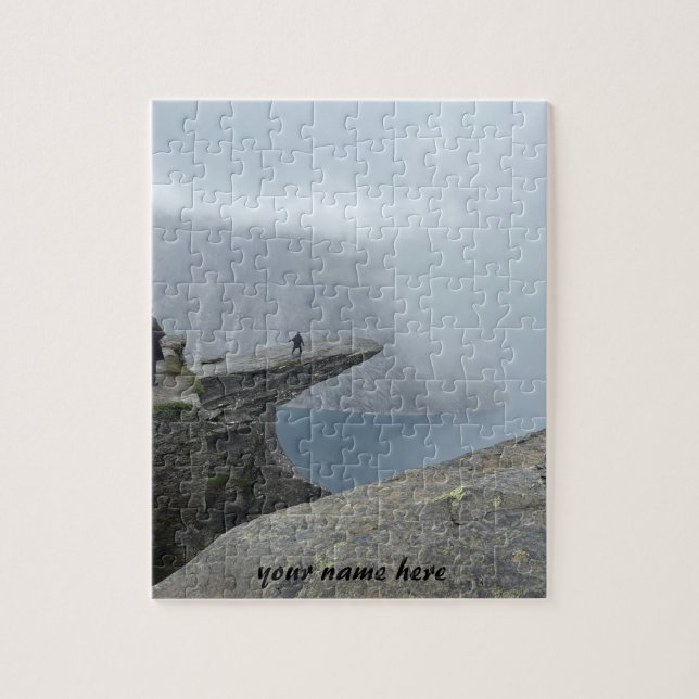 Customized Trolltunga, Norway Puzzle (Vertikal)