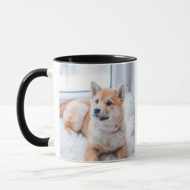 Customized Wedding Couple Personalized Photo Tasse (Links)