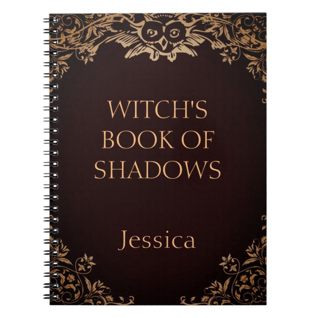 Customized Wicca Book Of Shadows Notebook Notizblock (Vorderseite)