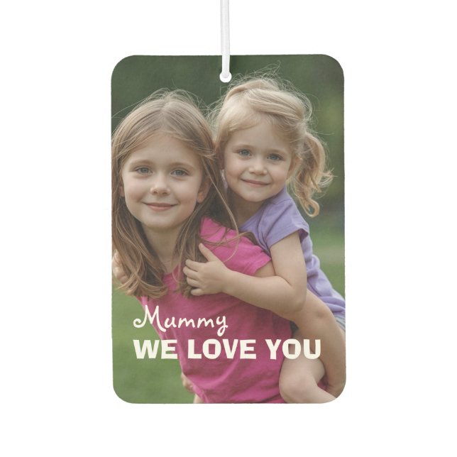 Customized with 2 and text autolufterfrischer (Vorderseite)