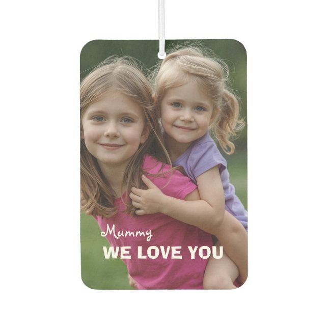 Customized with 2 and text autolufterfrischer (Vorderseite)