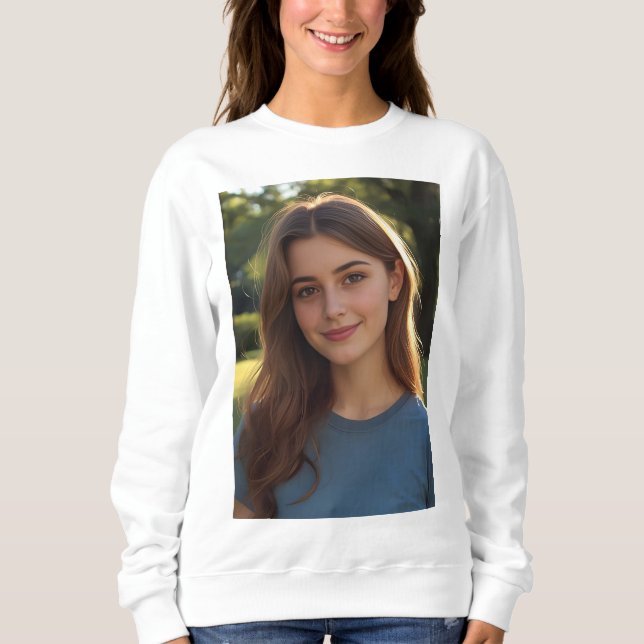 Customized with two photos sweatshirt (Vorderseite)