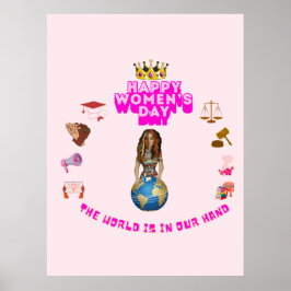Customized women's day  poster