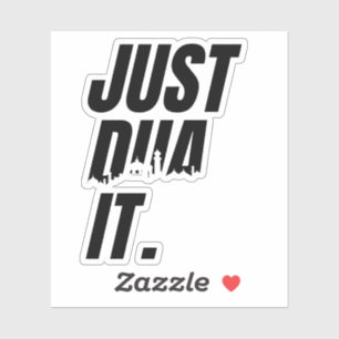 Customizing: Just Dua es islamisches Gebet beten D Aufkleber