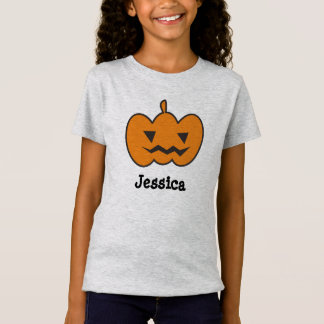 Custonname Halloween Pumpkin T-Shirt