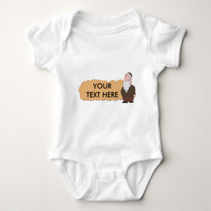 Custumizable Baby-Shirt des jüdischen Rabbiners Baby Strampler