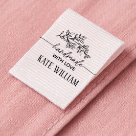  Cut and sew Handmade with love Custom  Ripsband