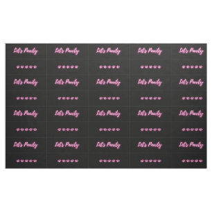 Cut and Sew - Let's Pawty + Neon Paws - Katzentret Stoff