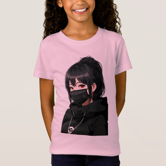 Cut Anime Girl T-Shirt (Vorderseite)