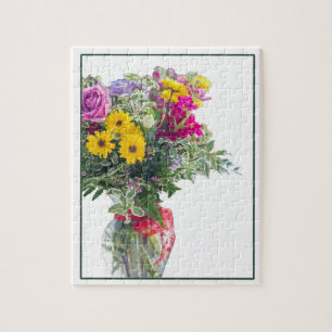 Cut Blume Bouquet Puzzle
