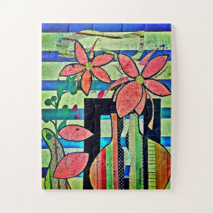 "Cut Blume Collage" Puzzle