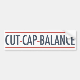 Cut Cap Balance Autoaufkleber