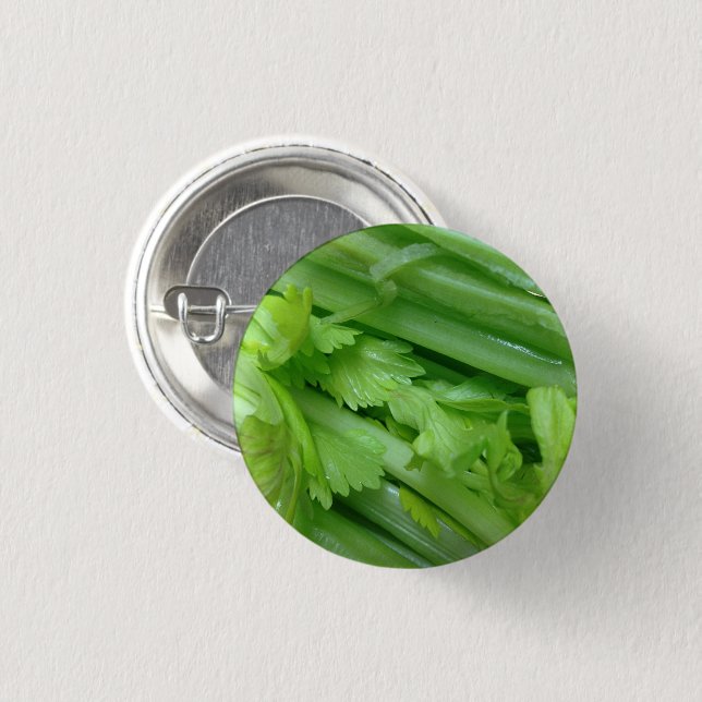 Cut Celery Stalks Button (Vorne & Hinten)
