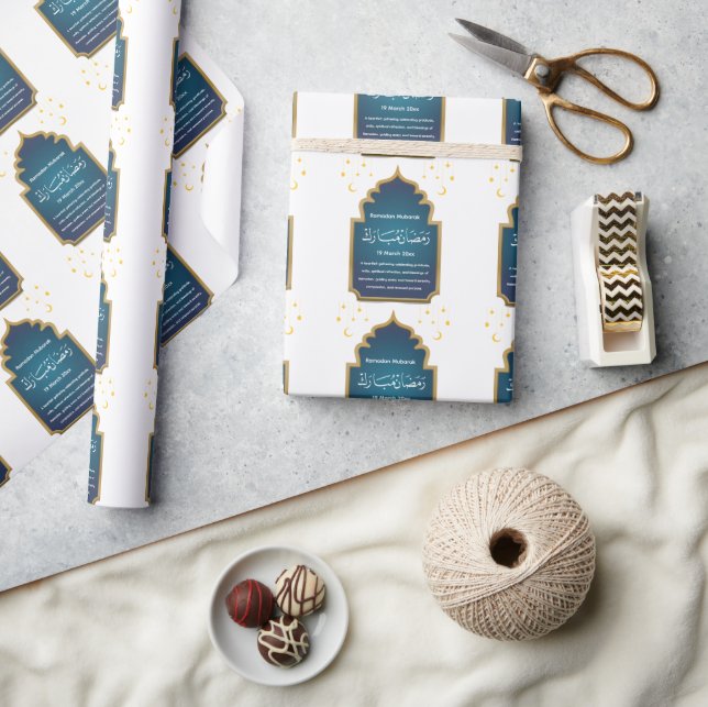 Cut Eid Mubara Geschenkpapier (Kunsthandwerk)