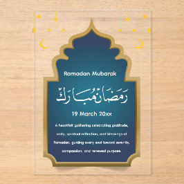 Cut Eid Mubarak  Acryleinladungen
