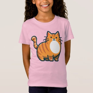 Cut Orange Cat - T-Shirt