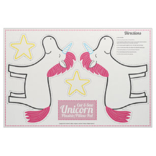 Cut & Sew Einhornkugel - Kissenpal Stoff