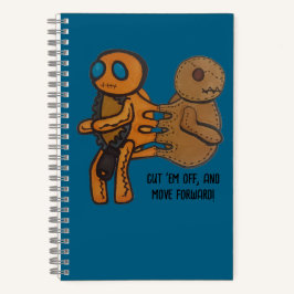 Cut sie aus notizbuch