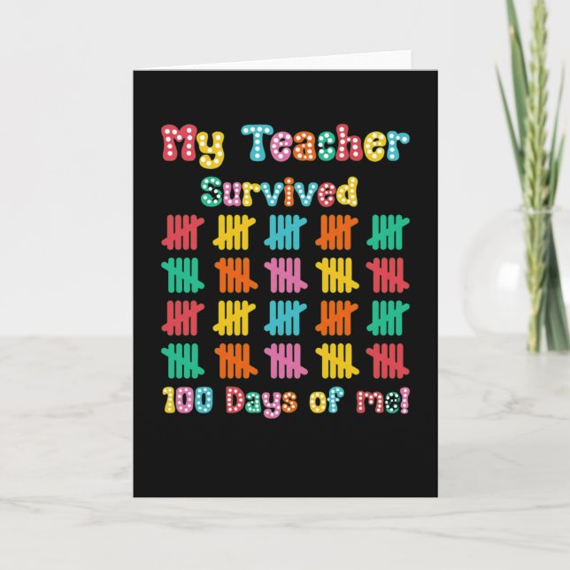 Cute 100 Days Making A Difference Puzzle Inclusion Karte (Vorderseite)