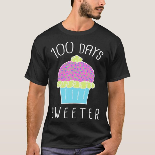 Cute 100th Day of School For Teachers and Students T-Shirt (Vorderseite)