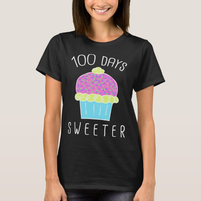 Cute 100th Day of School For Teachers and Students T-Shirt (Vorderseite)