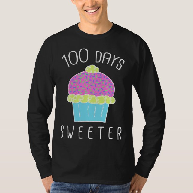 Cute 100th Day of School For Teachers and Students T-Shirt (Vorderseite)