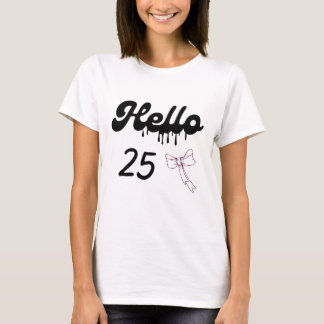 Cute 25th Birthday Shirt for Girls – Sweet 25 Year
