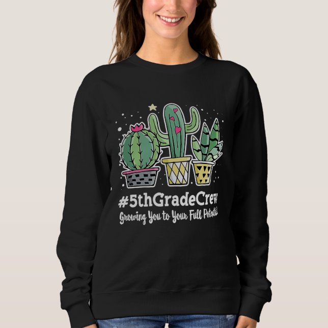 Cute 5th Grade Crew Appreciation Week Back to Scho Sweatshirt (Vorderseite)