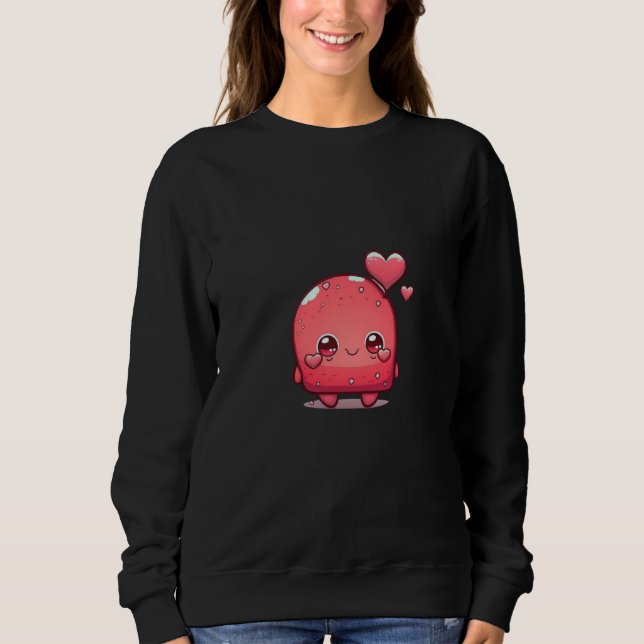 Cute adorable unique Happy Valentine's Day buddies Sweatshirt (Vorderseite)